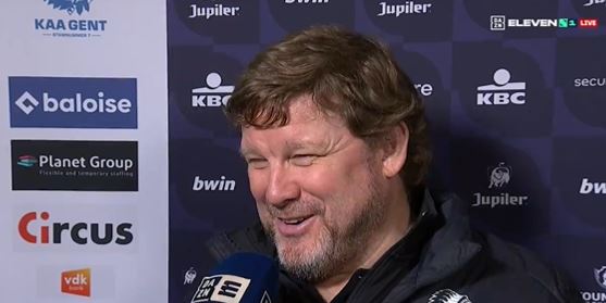 Vanhaezebrouck grapt: "Simons naar KAA Gent en ik naar Dender'