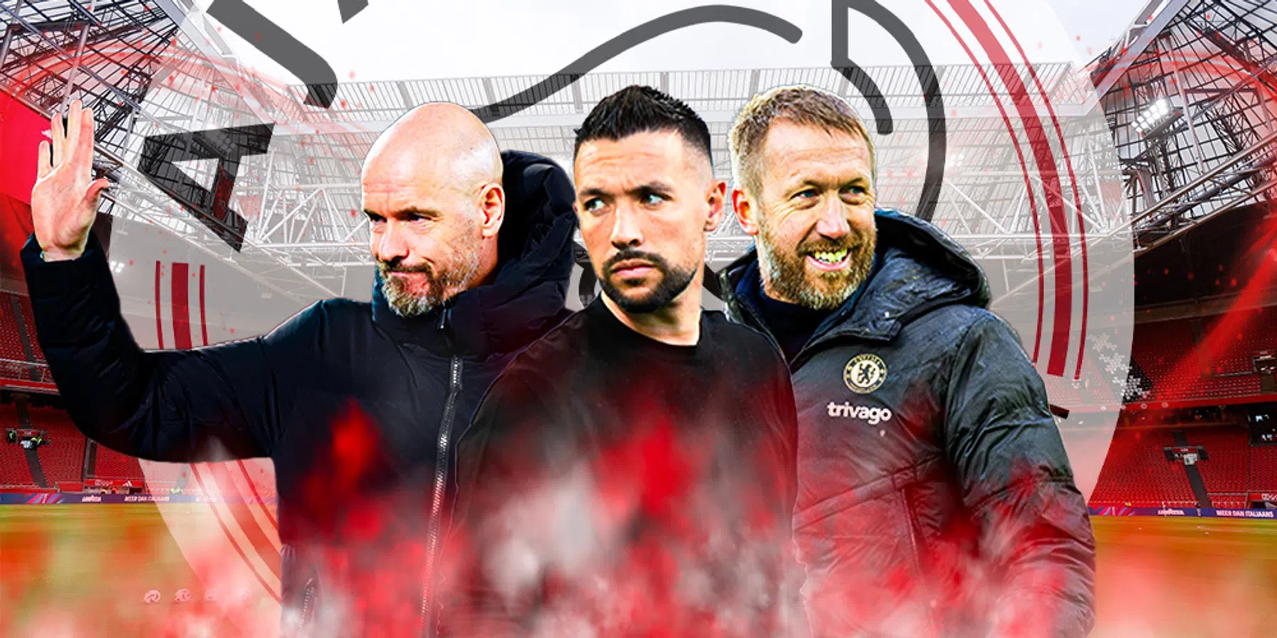 Geen Potter of Ten Hag, maar Farioli moet nieuwe trainer Ajax worden