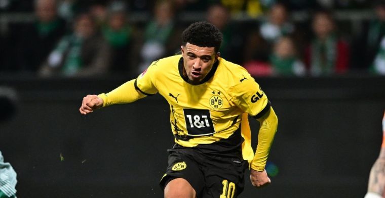 Ten Hag laat zich positief uit over Sancho