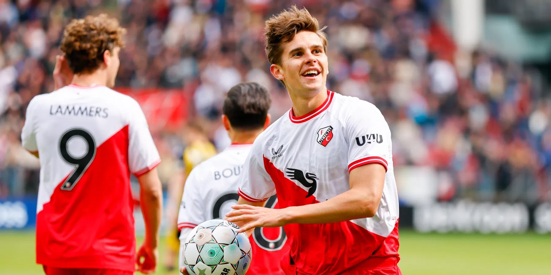 Utrecht boekt nipte zege op Vitesse dankzij Jensen