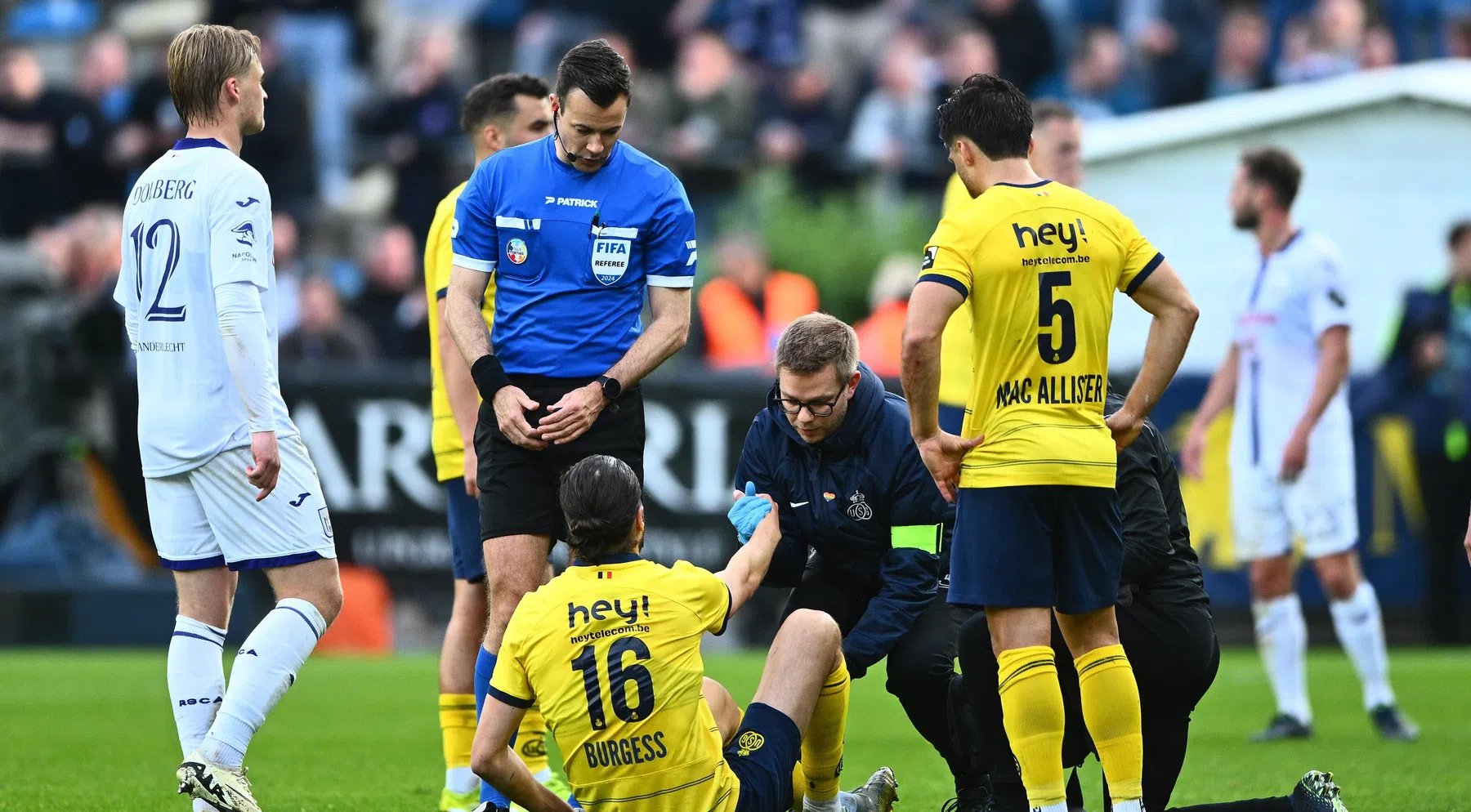 Christian Burgess is onzeker voor finale Beker van België tegen Antwerp