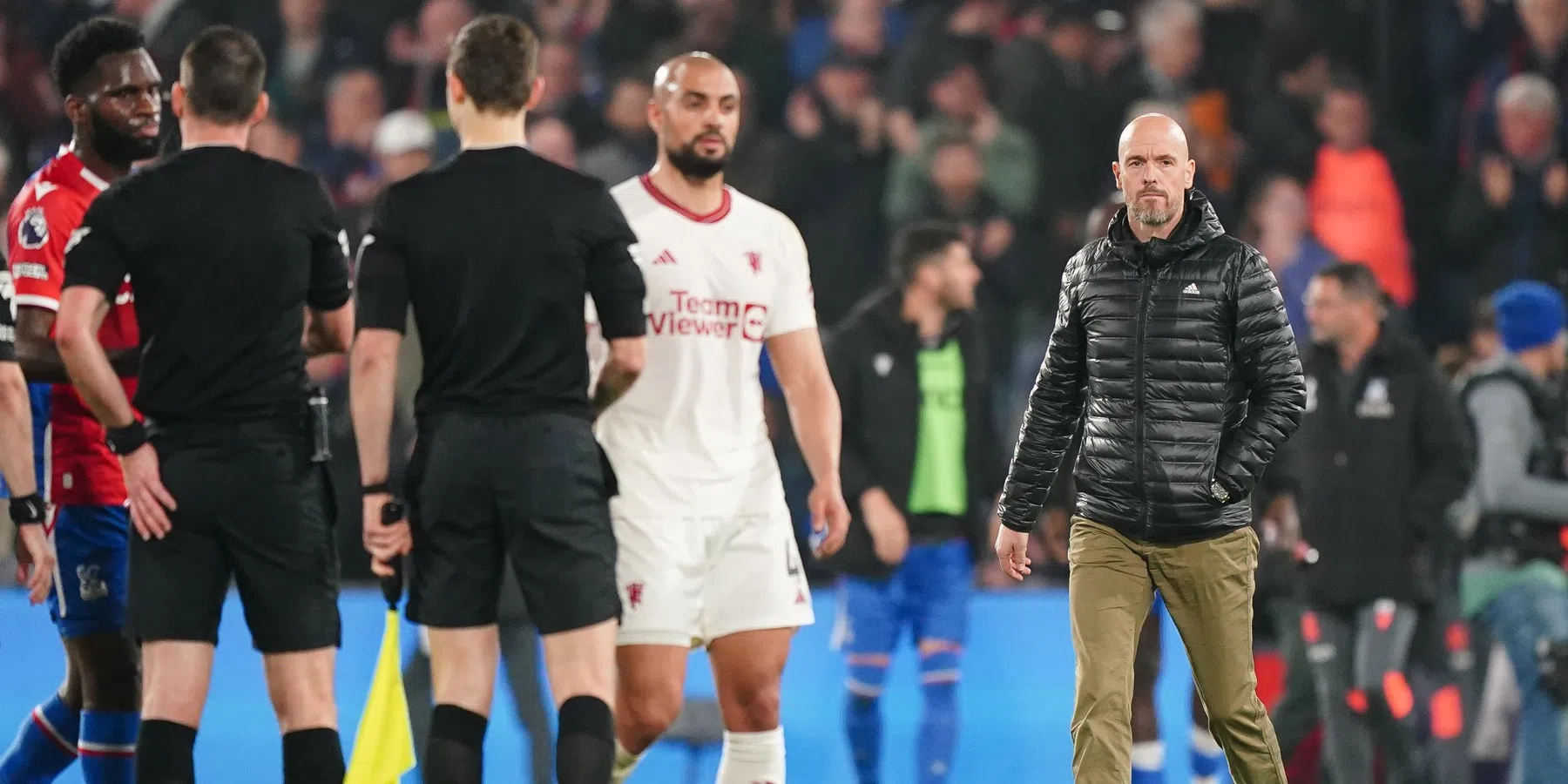 Ten Hag blijft strijdbaar na 4-0 nederlaag tegen Palace