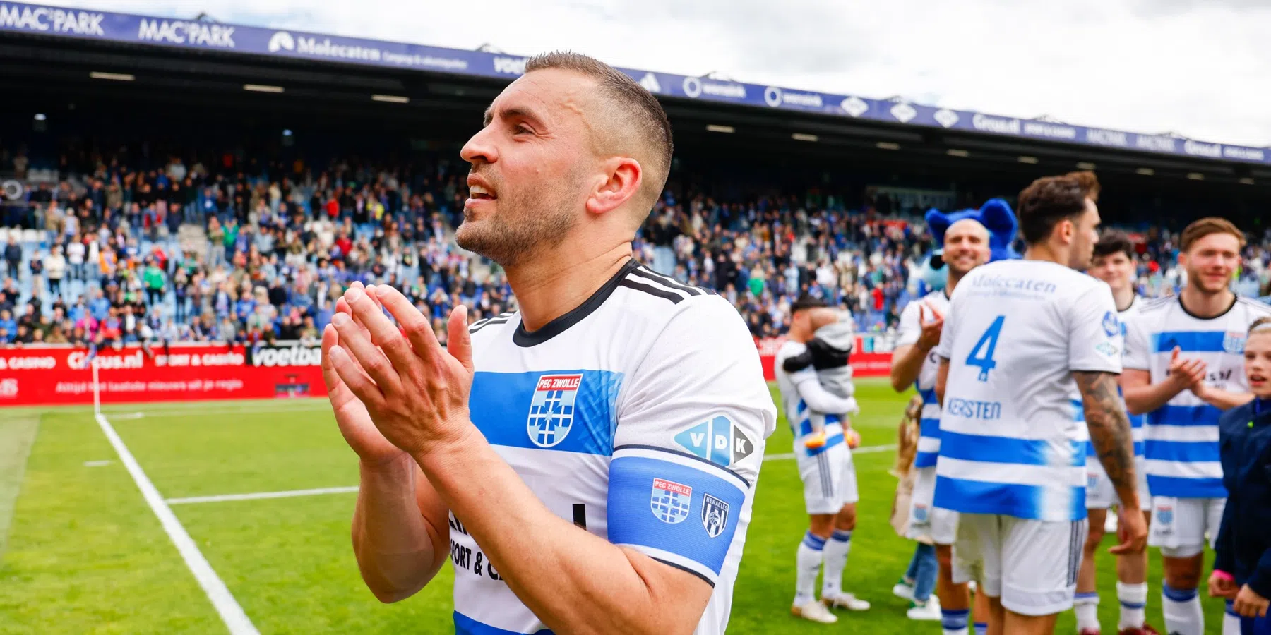 Van Polen schrijft afscheidsbrief aan fans PEC Zwolle