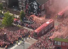 Thumbnail for article: Schitterende beelden: Liverpool kleurt compleet rood bij zwanenzang van Klopp