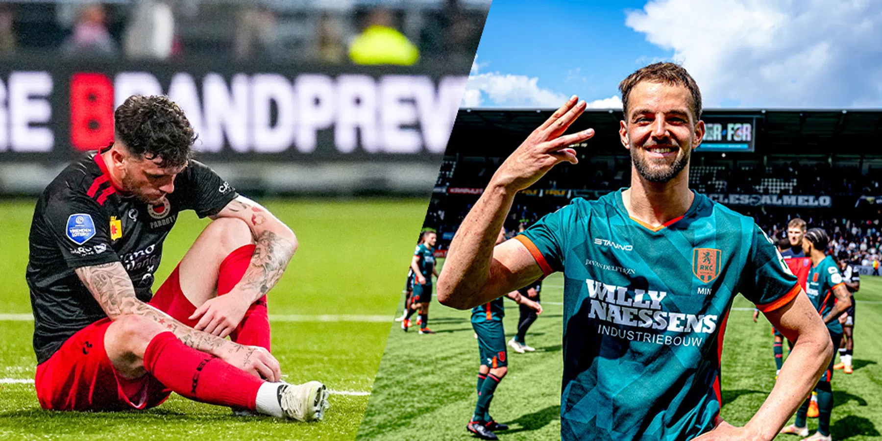 RKC ondanks nederlaag bij PSV veilig, Excelsior play-offs in na pijnlijke middag