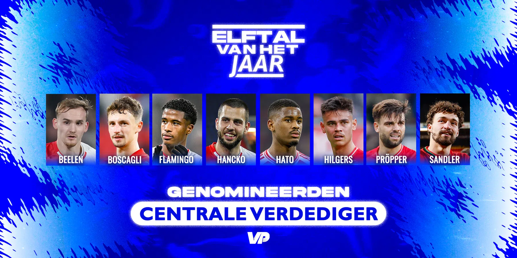 VoetbalPrimeur Elftal van het Jaar: centrale verdediger