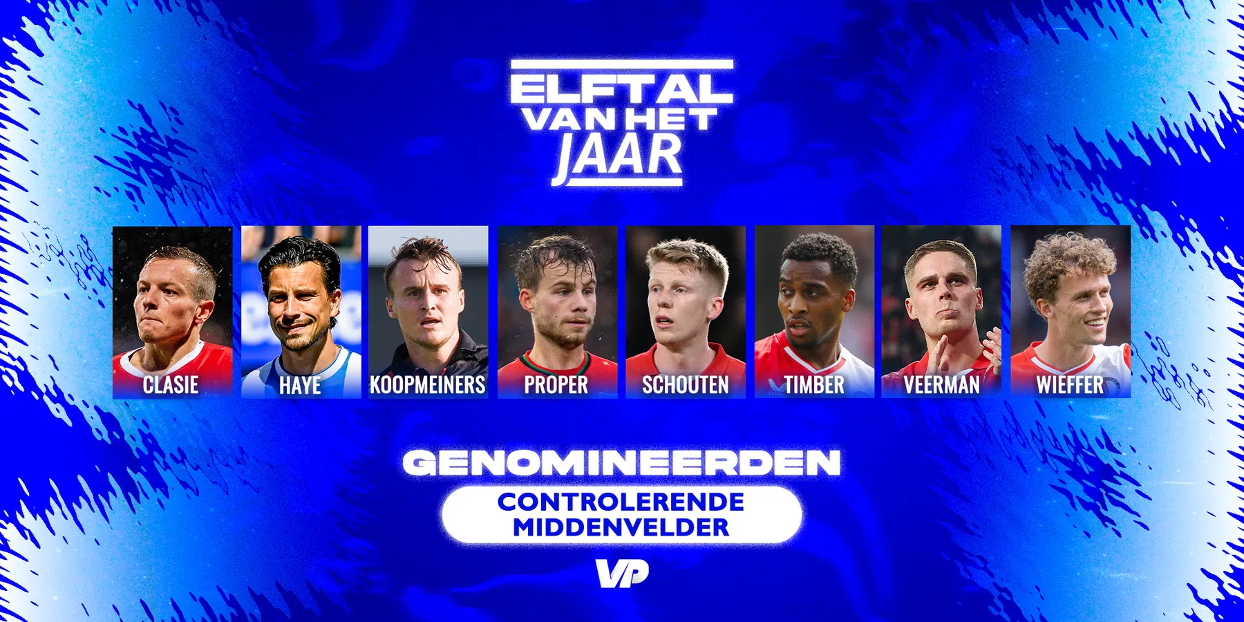 VoetbalPrimeur Elftal van het Jaar: controlerende middenvelders