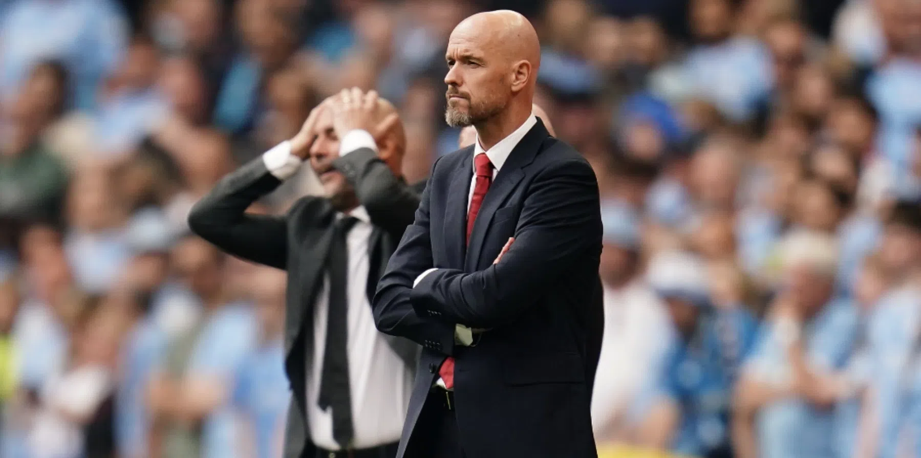 Pep Guardiola looft Erik ten Hag