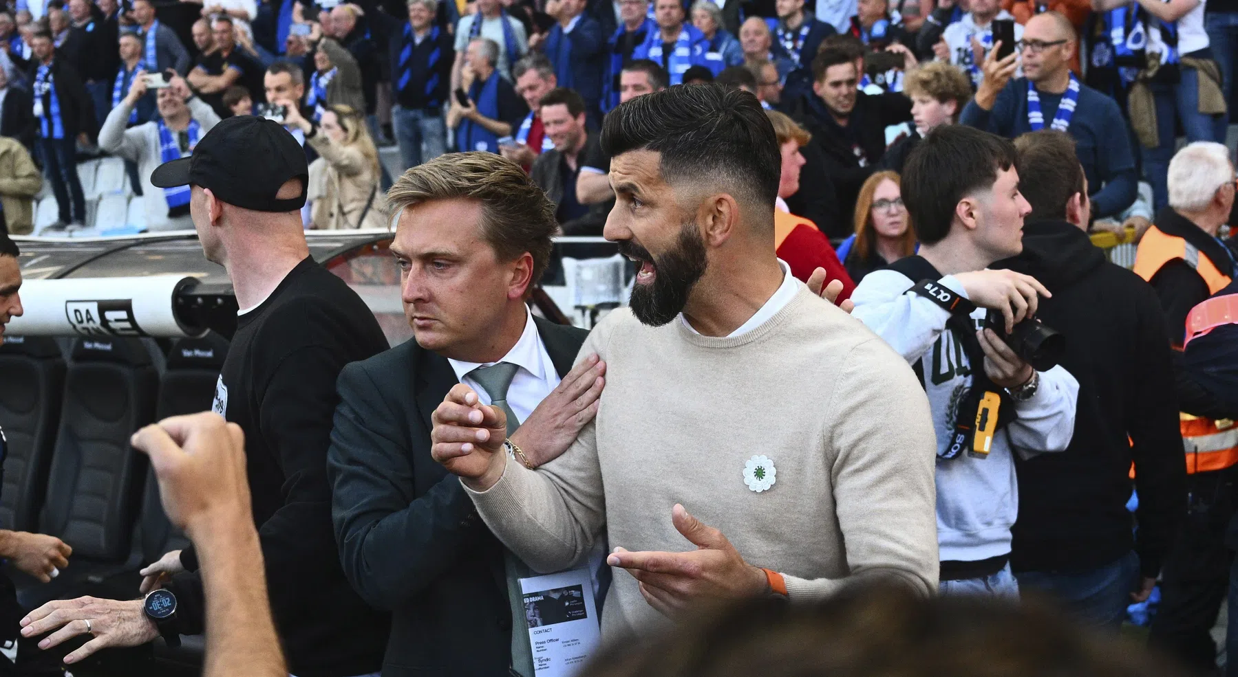 Cercle Brugge-trainer Miron Muslic is overtuigd dat er gescoord werd tegen Club