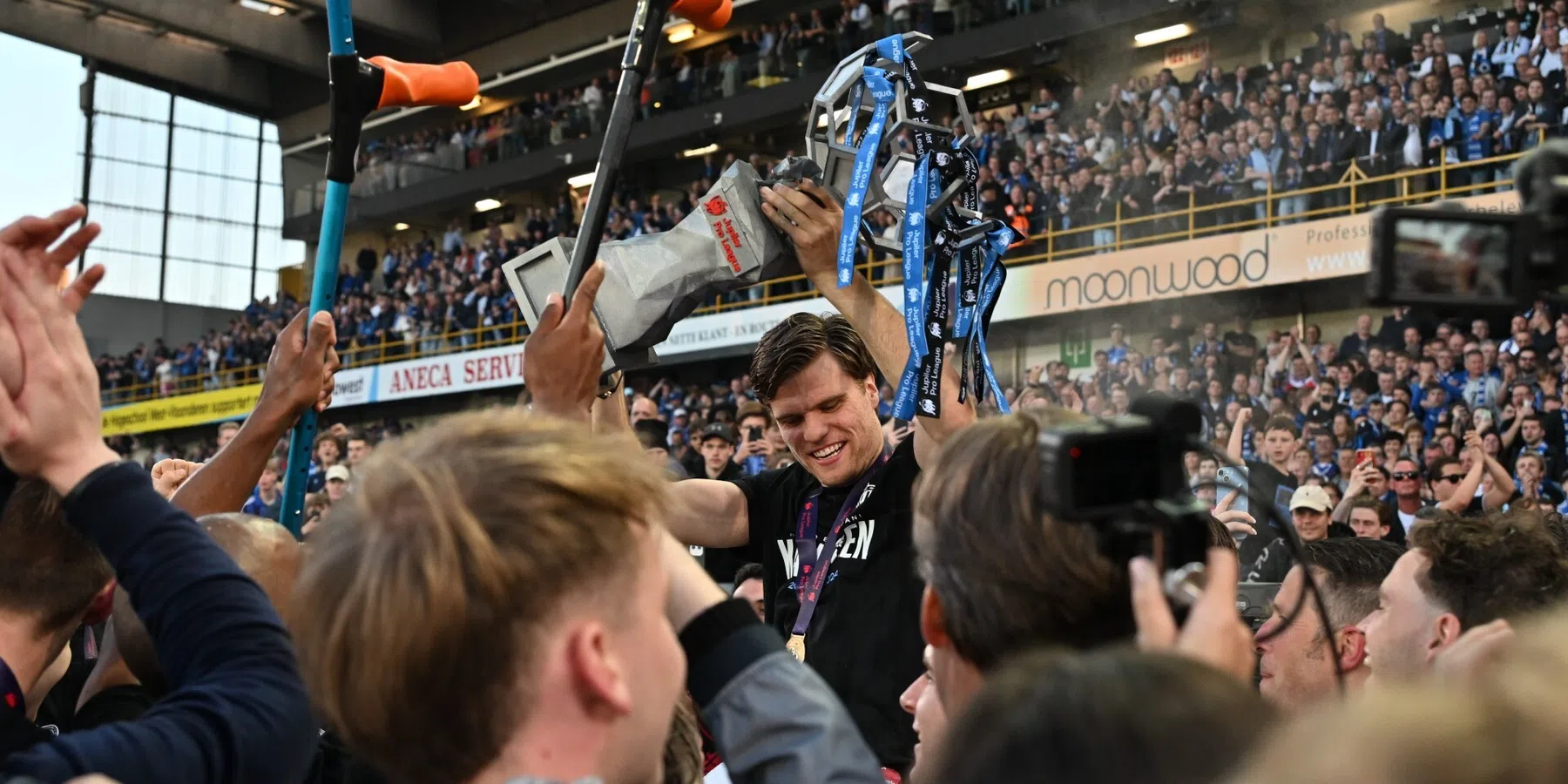 Meijer in rolstoel kampioen met Club Brugge