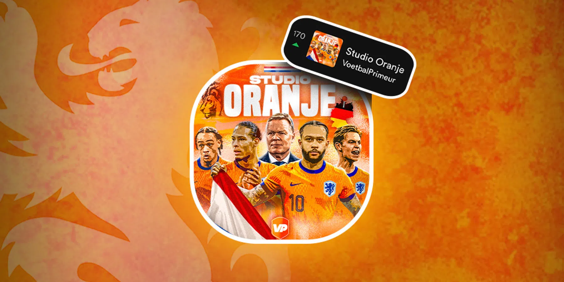 Studio Oranje stijgt in podcast-hitlijsten