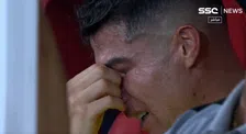 Ontroostbaar: Ronaldo loopt prijs mis en barst in huilen uit
