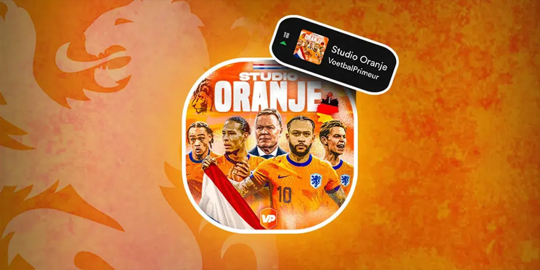 Oranje-koorts stijgt: Studio Oranje bestormt podcast top-20