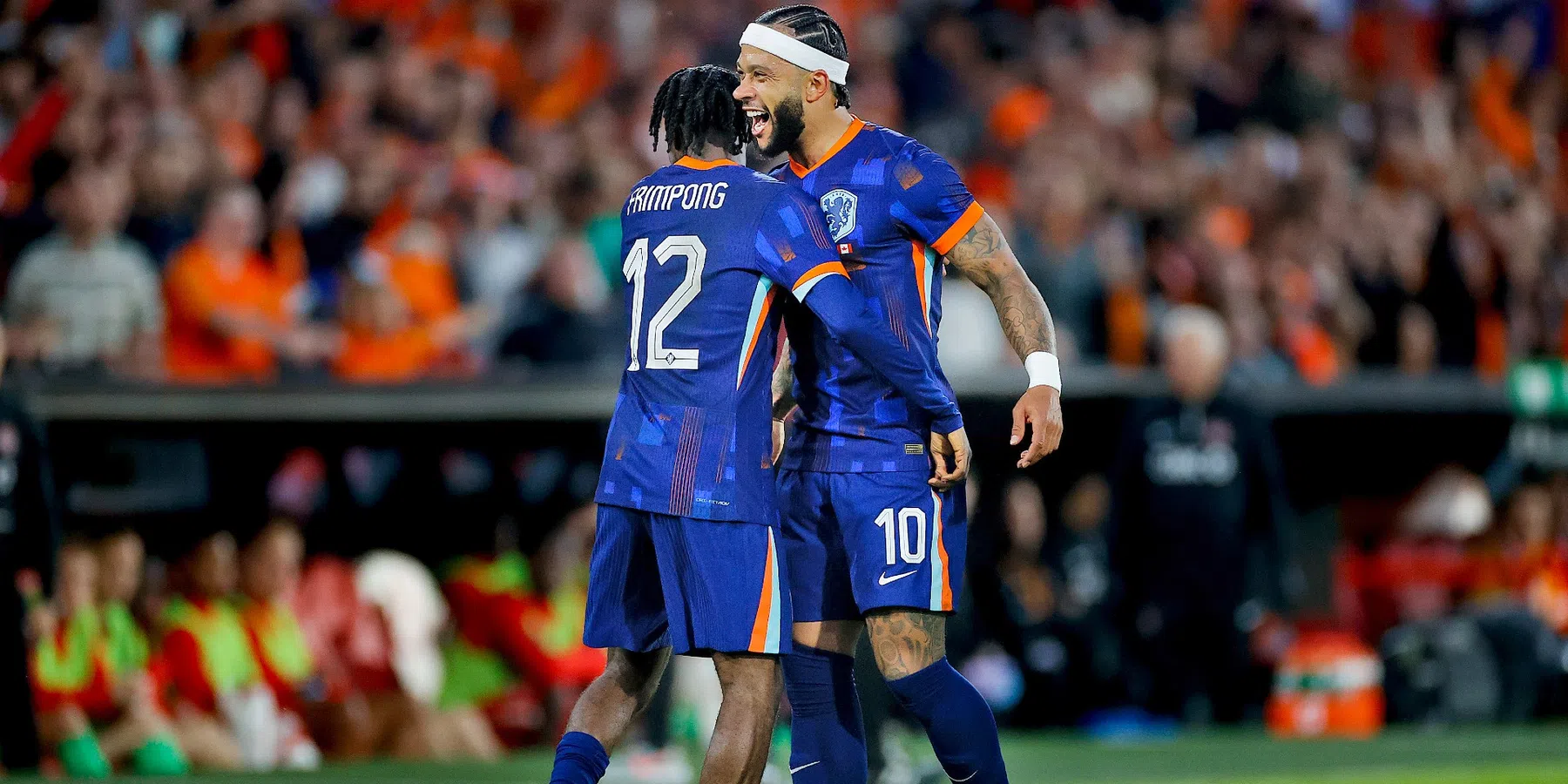 Memphis verraste Frimpong met dansje bij goal Oranje