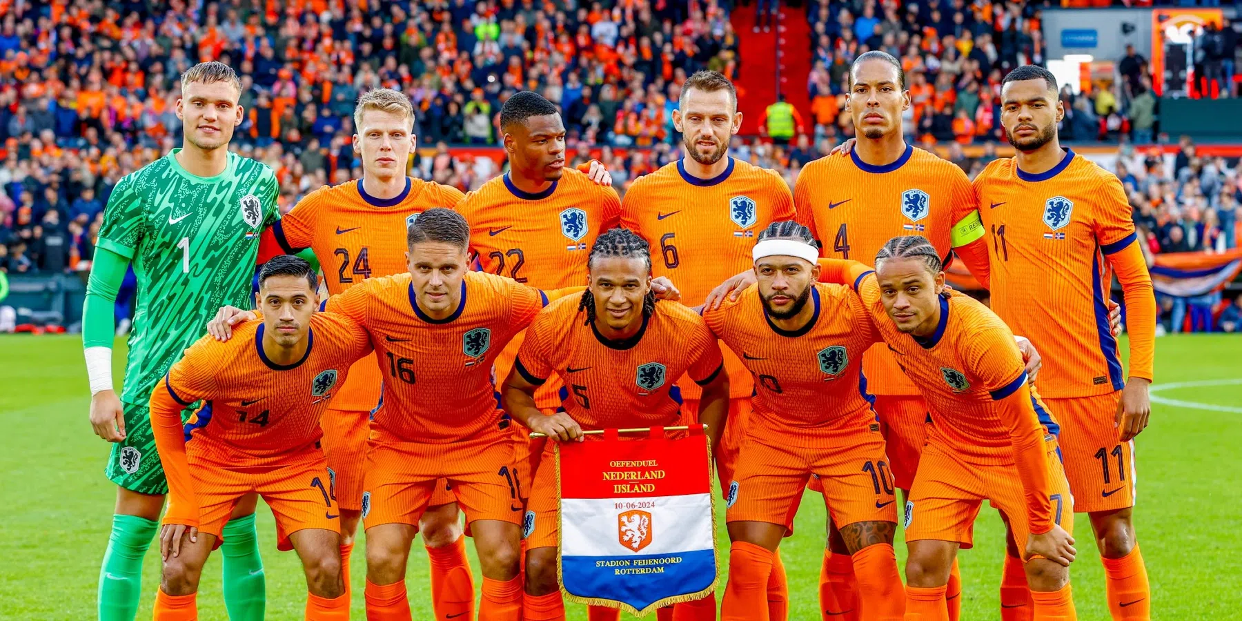 Verwachte opstelling Oranje op EK