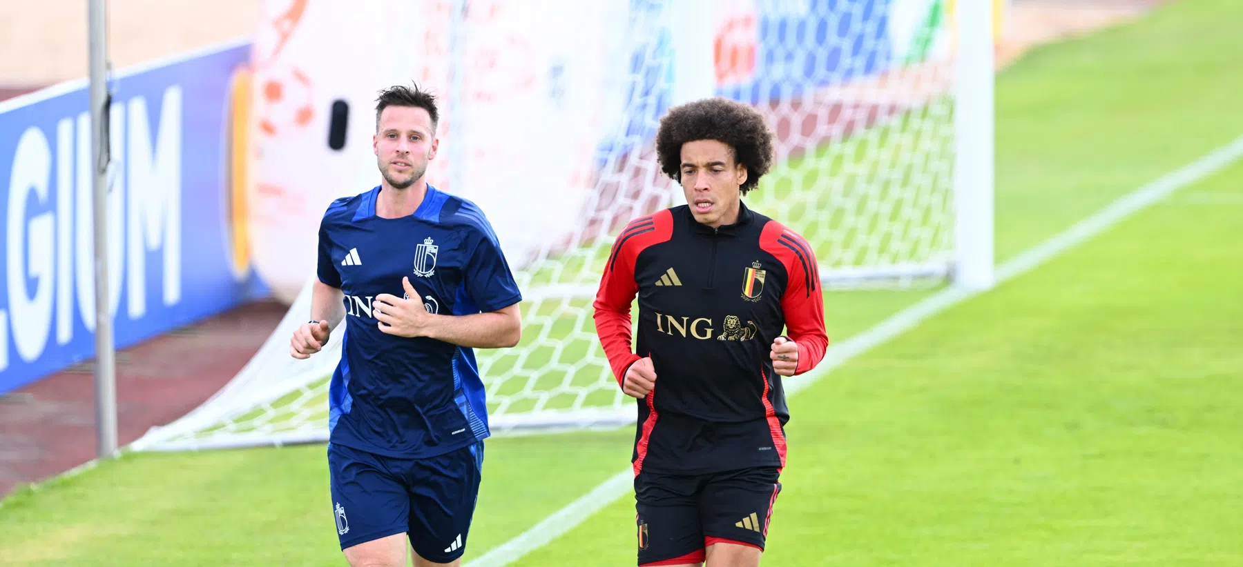 Axel Witsel afwezig op trainingsveld, Theate en Vertonghen trainen weer met bal