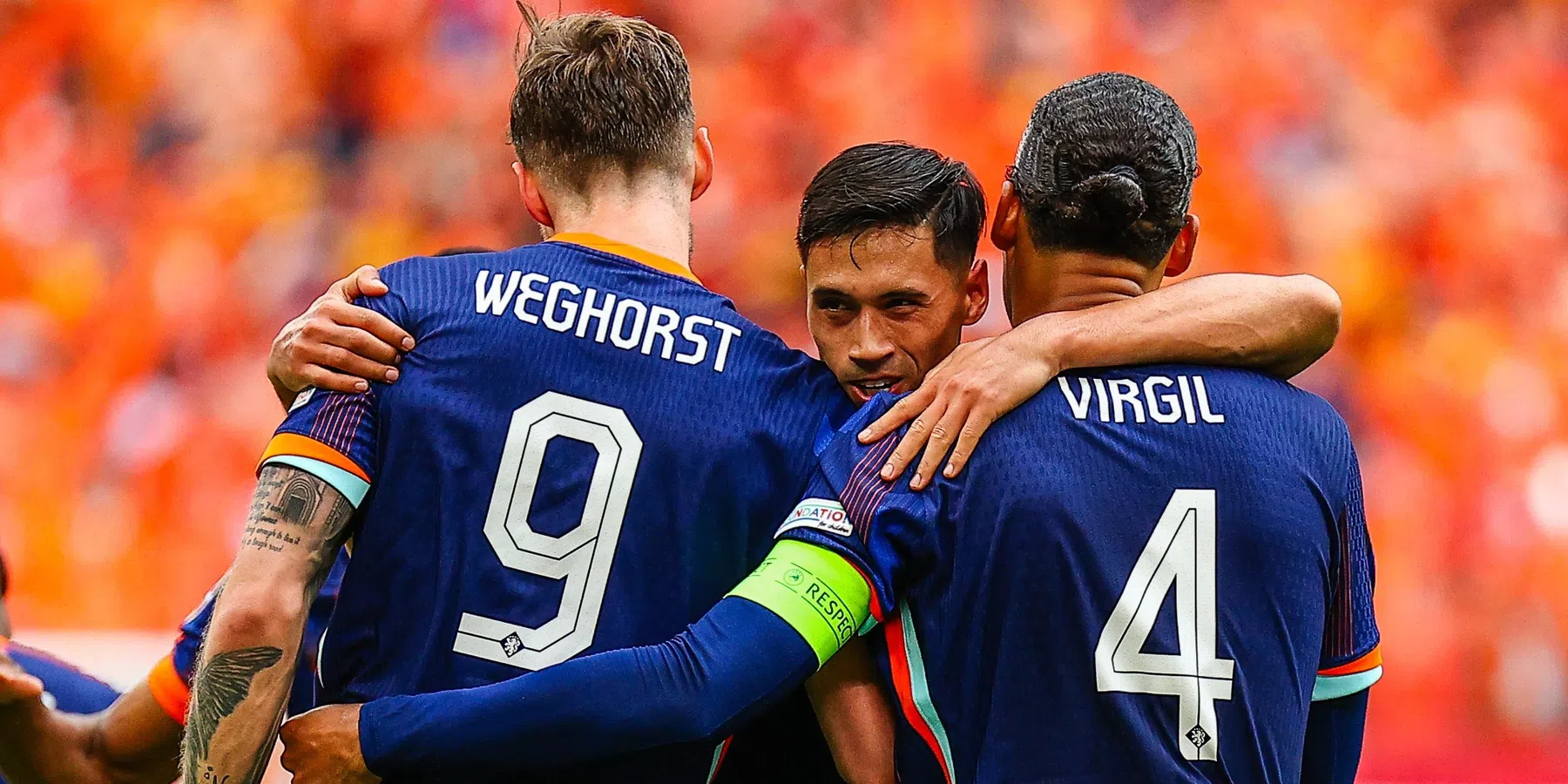 Oranje-shirts in trek, Wout Weghorst populair