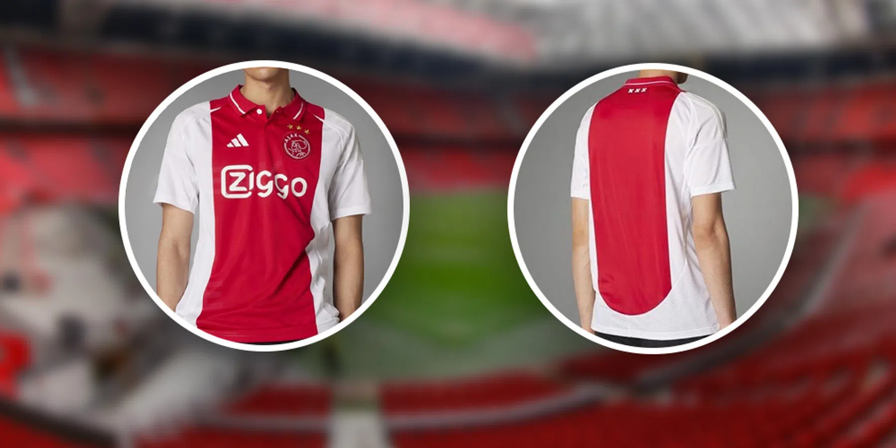 Ajax-thuisshirt lekt uit