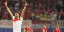 Thumbnail for article: 'Turkse doelpuntenmaker Demiral werpt schaduw op triomf met omstreden gebaar'