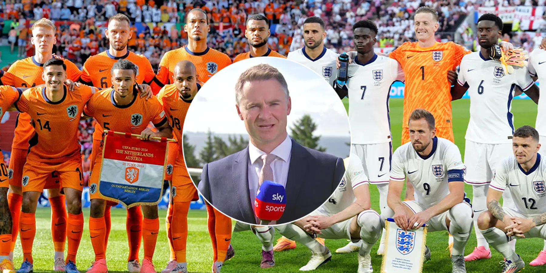 Rob Dorsett van Sky Sports over Oranje