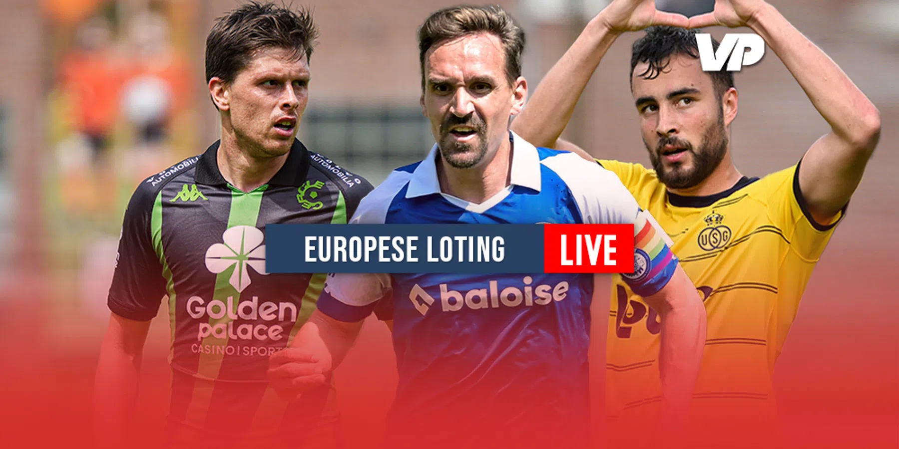 Europese lotingen voor Union, Gent en Cercle Brugge 