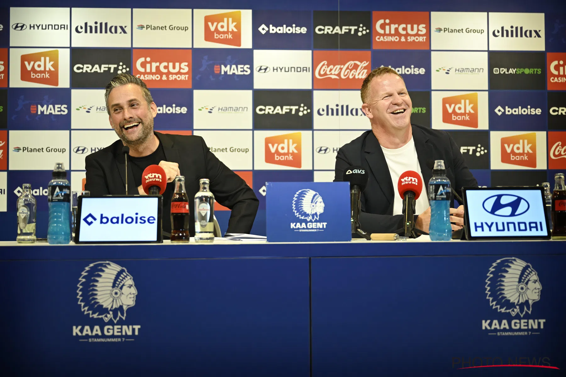 Hoofdtrainer Vrancken zeer content bij KAA Gent