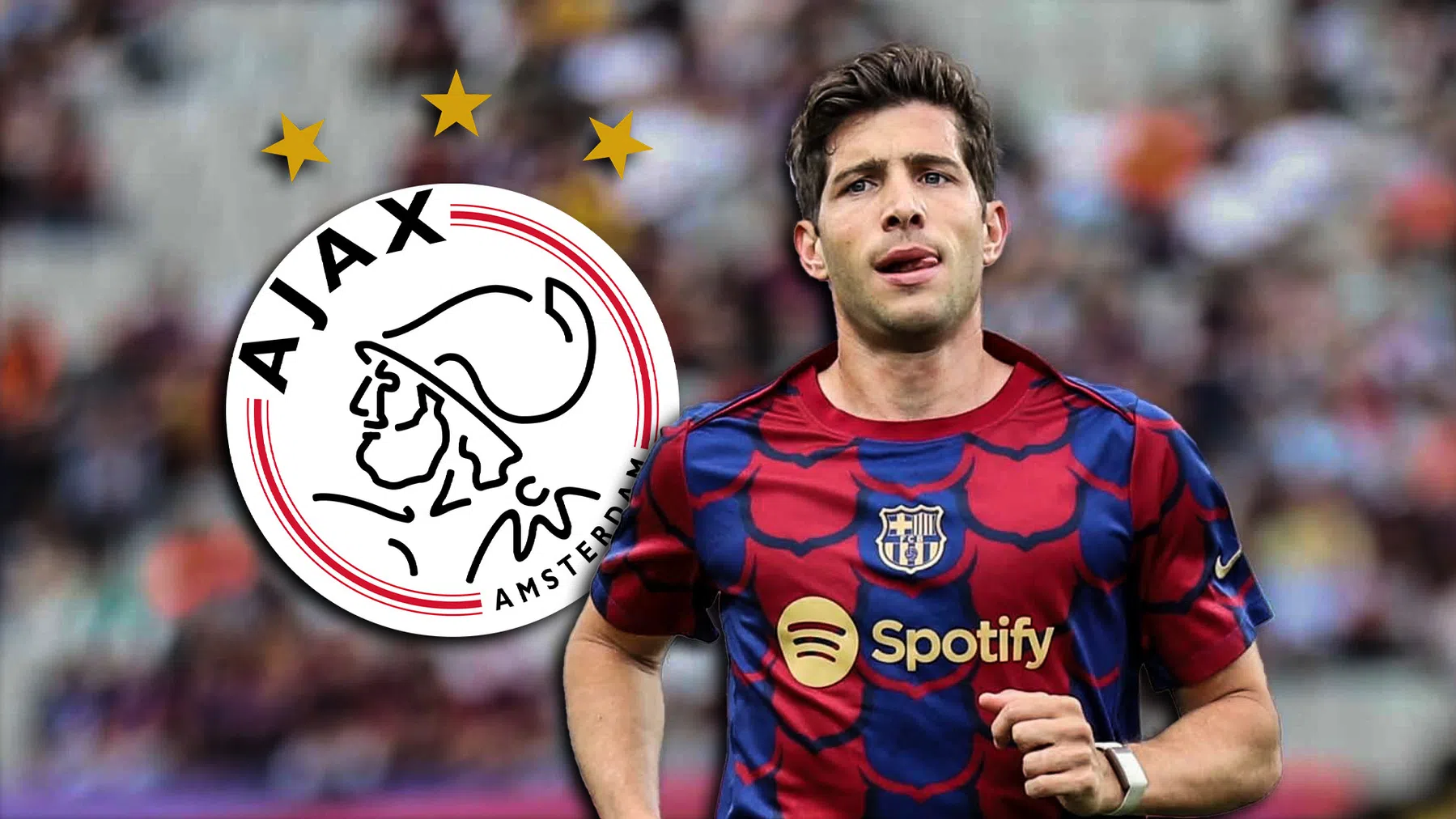 'Ajax-doelwit Sergi Roberto extreem populair'