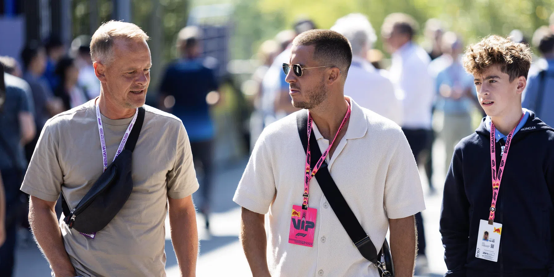 Hazard gespot op circuit: “We zijn grote F1-fans"