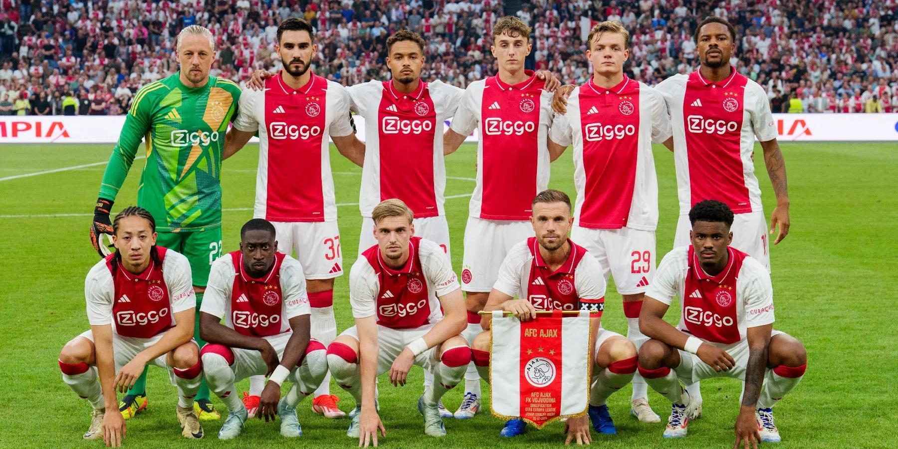 Vermoedelijke XI Ajax tegen FK Vojvodina