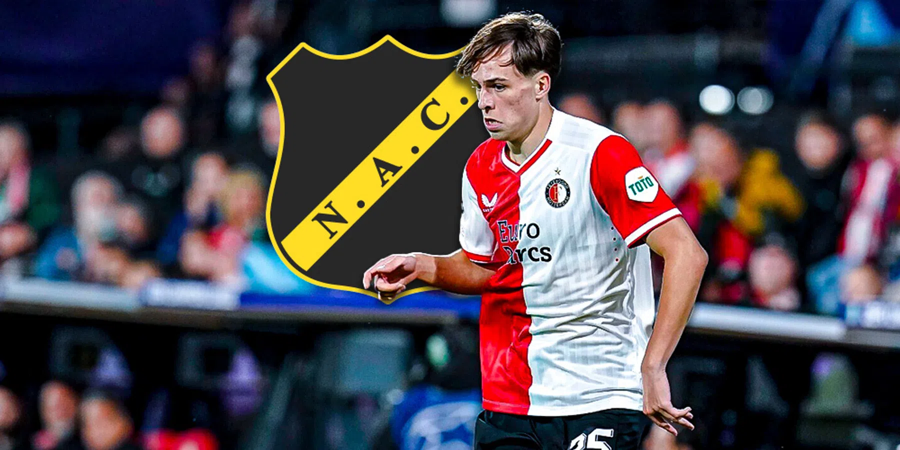 Feyenoord bevestigt huurdeal met NAC over Sauer