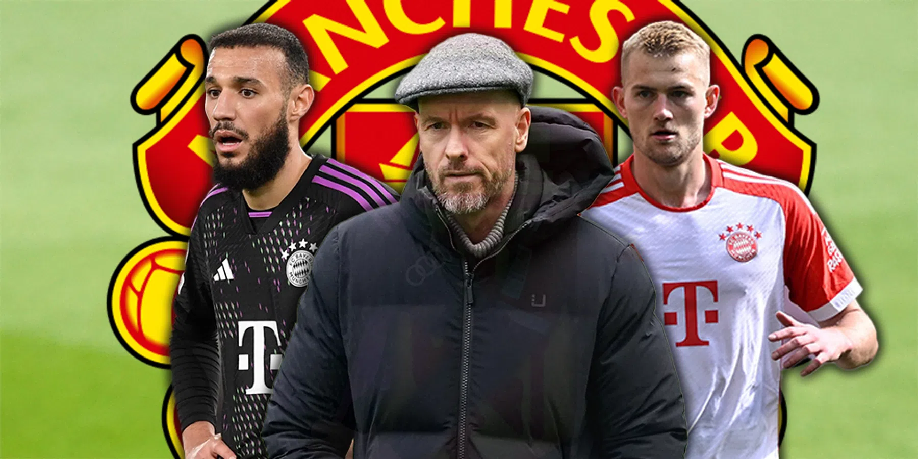 De Ligt en Mazraoui bij Manchester United