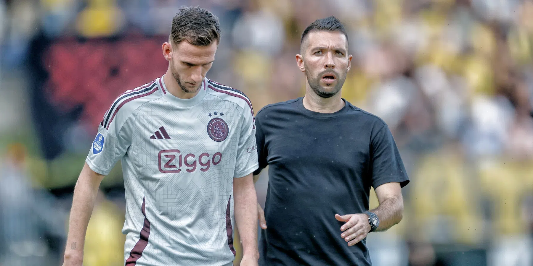 Farioli botst met NOS-verslaggever