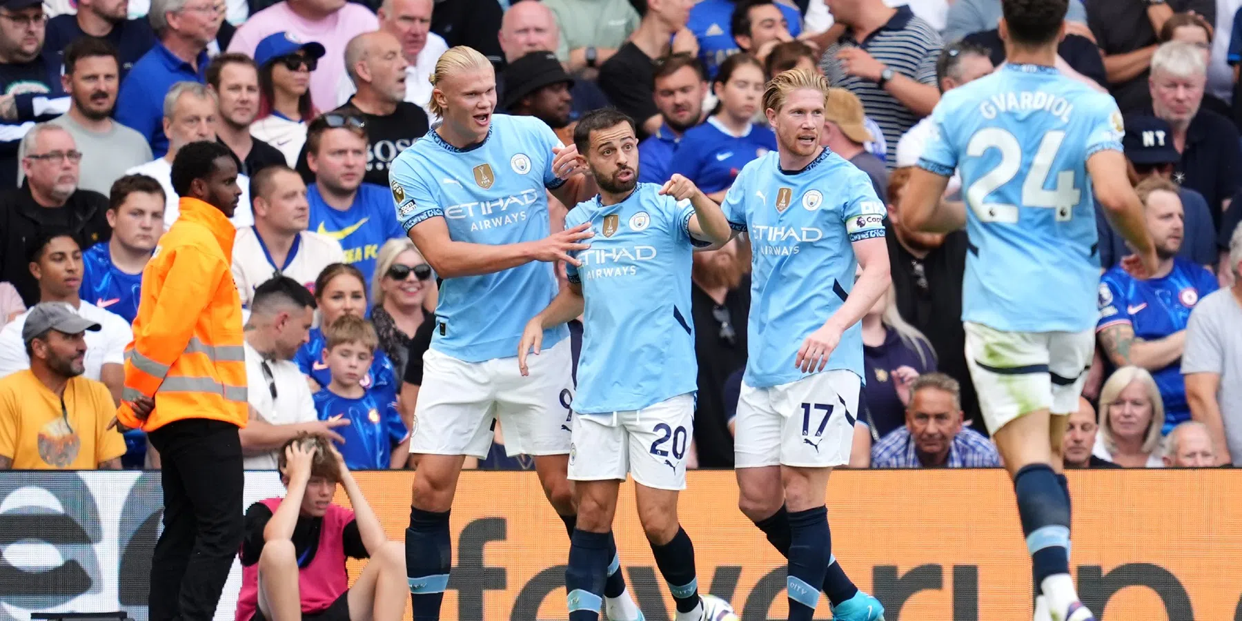 Manchester City verslaat Chelsea op openingsspeeldag van Premier League