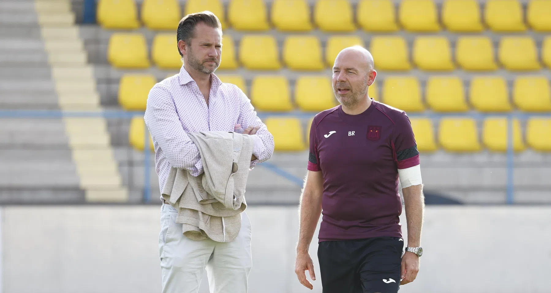 Brian Riemer van Anderlecht blikt vooruit op het duel met Dinamo Minsk