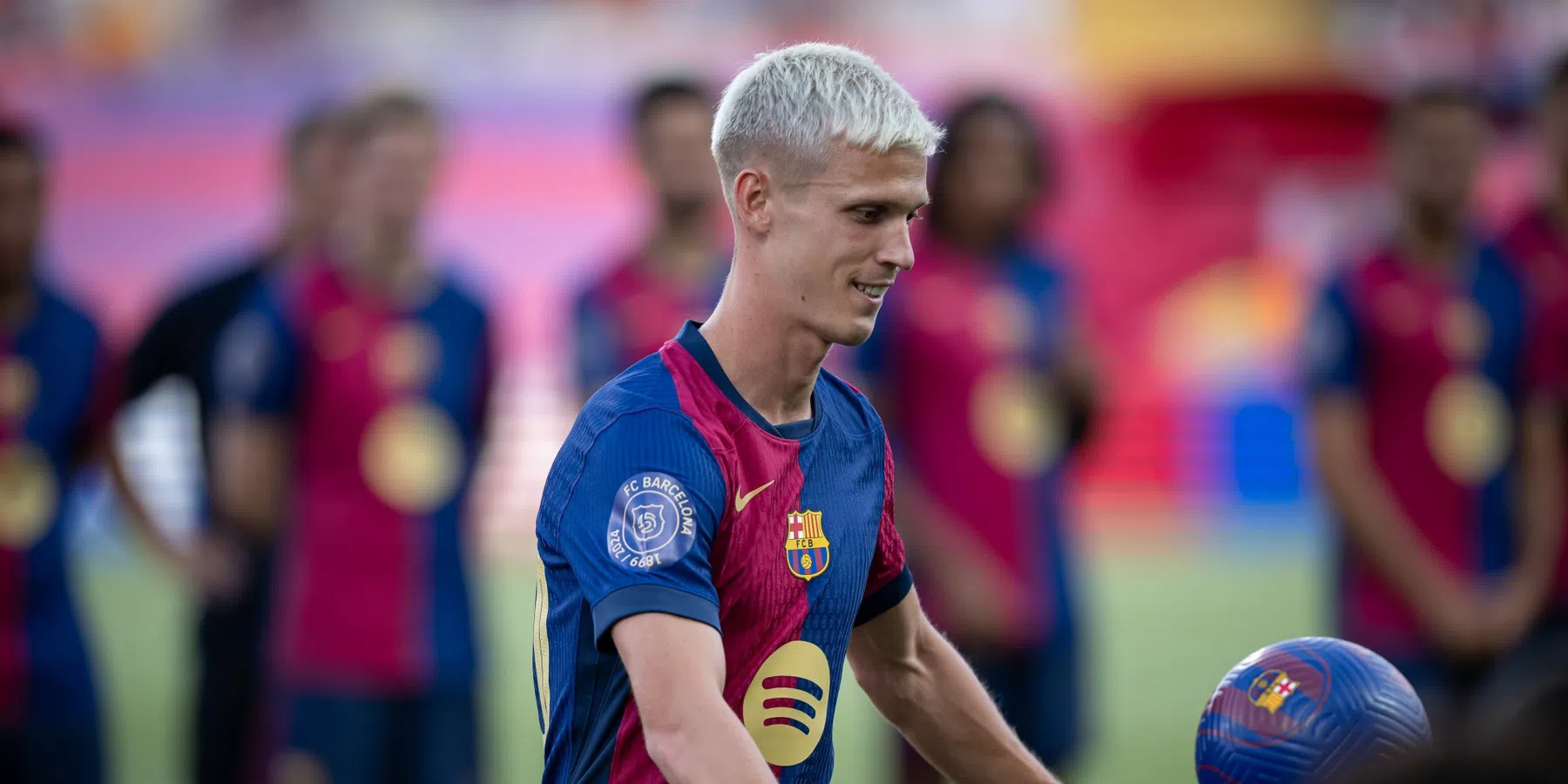 Barça komt zichzelf weer tegen:  Dani Olmo niet ingeschreven