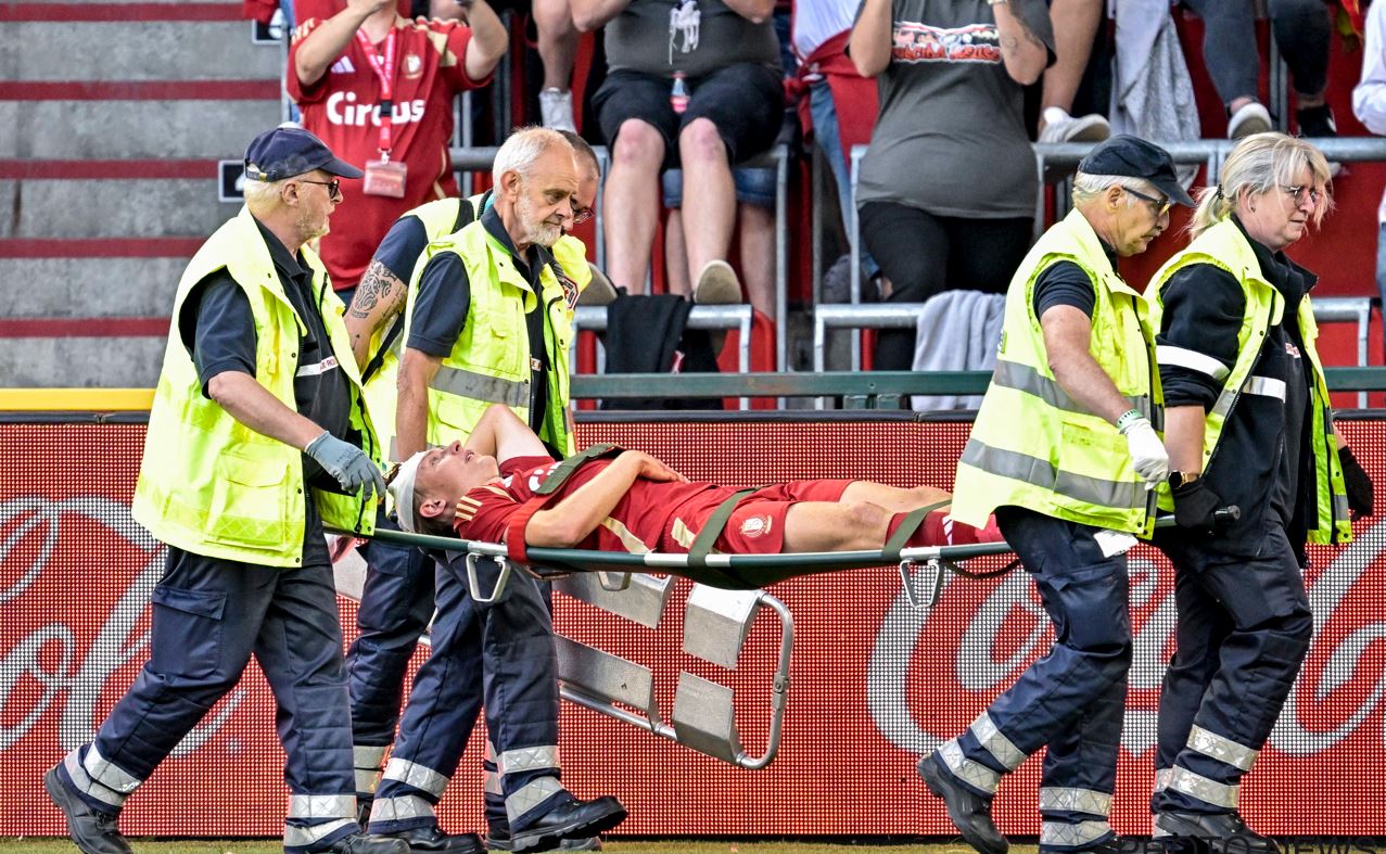 Standard-speler Ibe Hautekiet is in orde na hoofdblessure