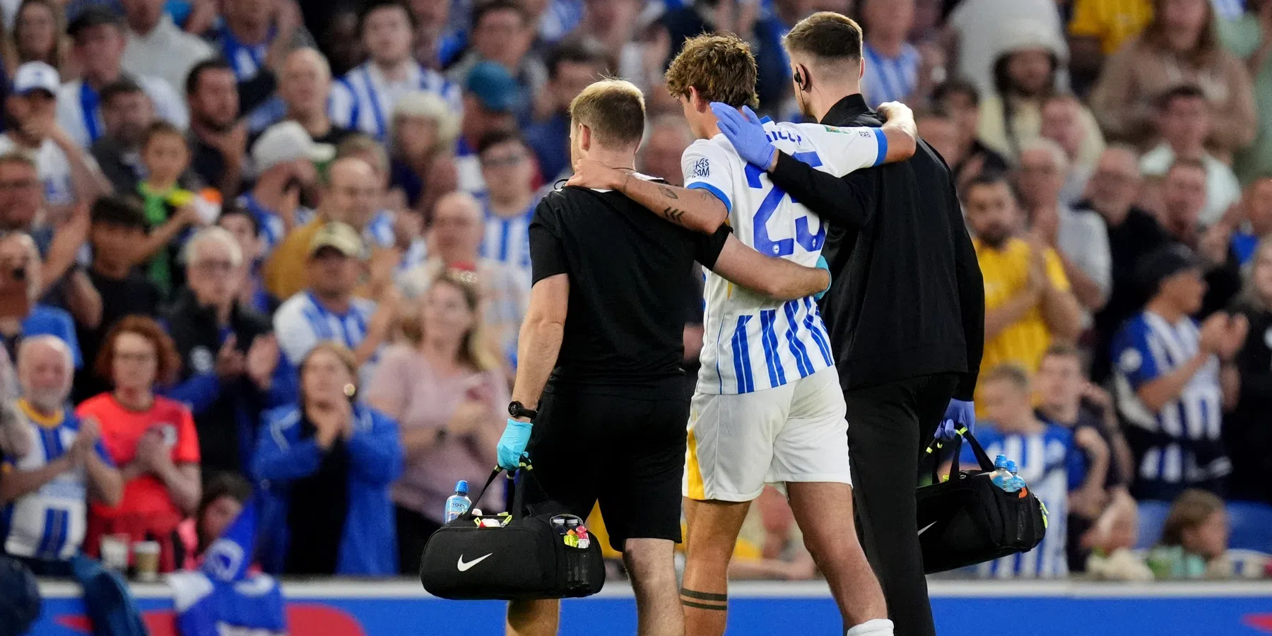 Woede bij Brighton na horrortackle op debutant