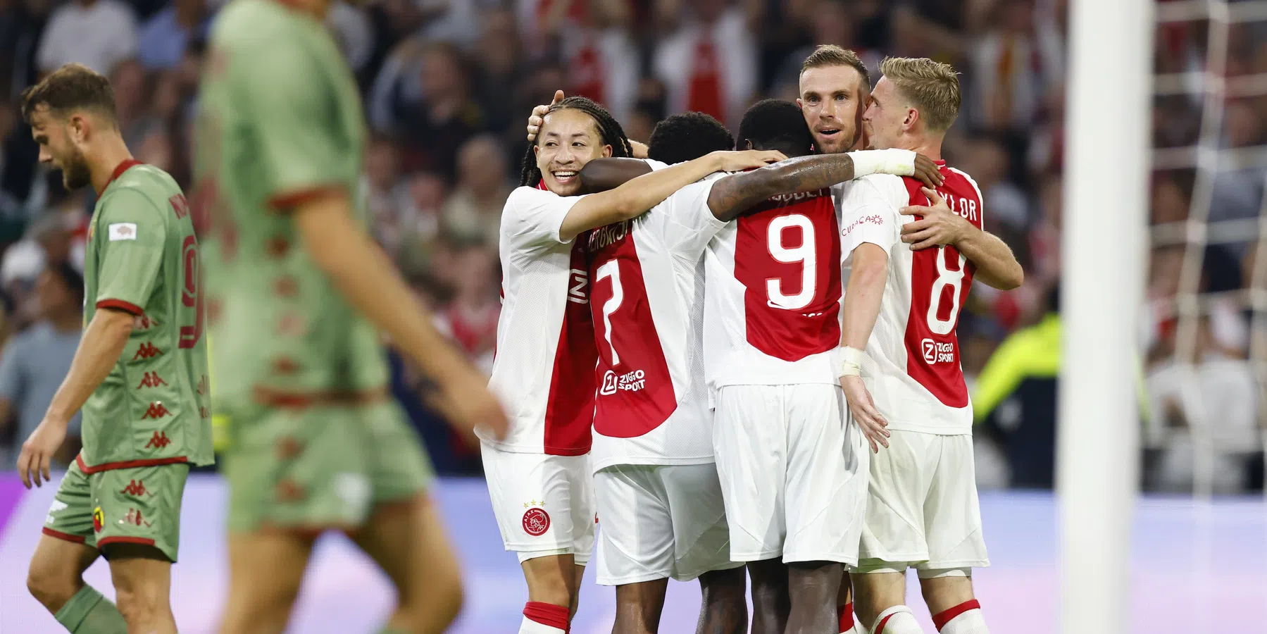 Ajax wint en gaat naar Europa League