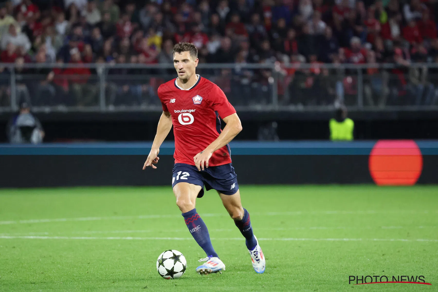 Thomas Meunier na Slavia Praag - Lille in Champions League