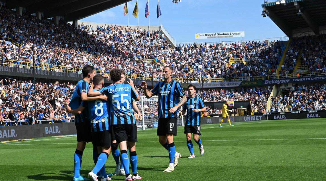 Club Brugge wint 3-0 van Cercle Brugge in Jupiler Pro League