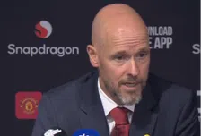 Thumbnail for article: Ten Hag tegen journalist: "Laat iemand anders een vraag stellen"