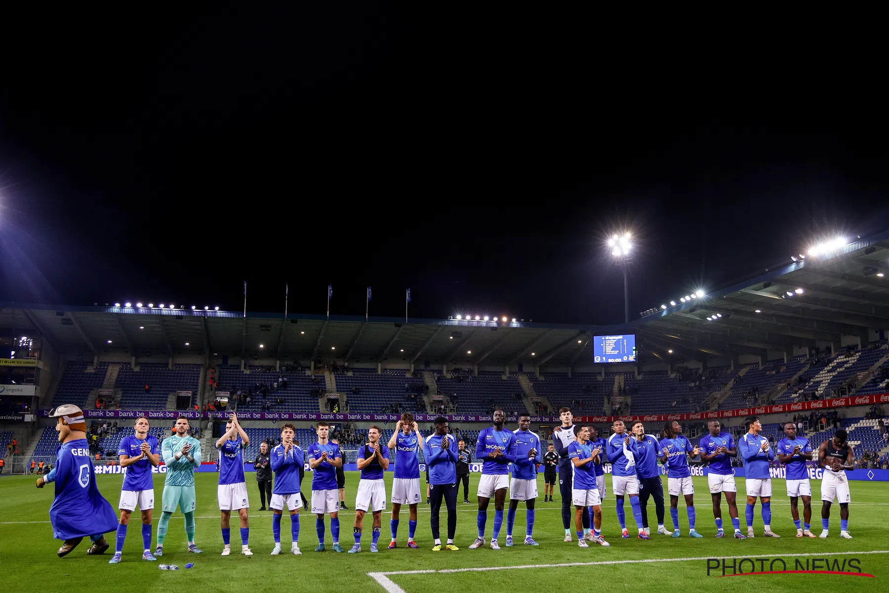 KRC Genk speelt gelijk bij kampioen PSV