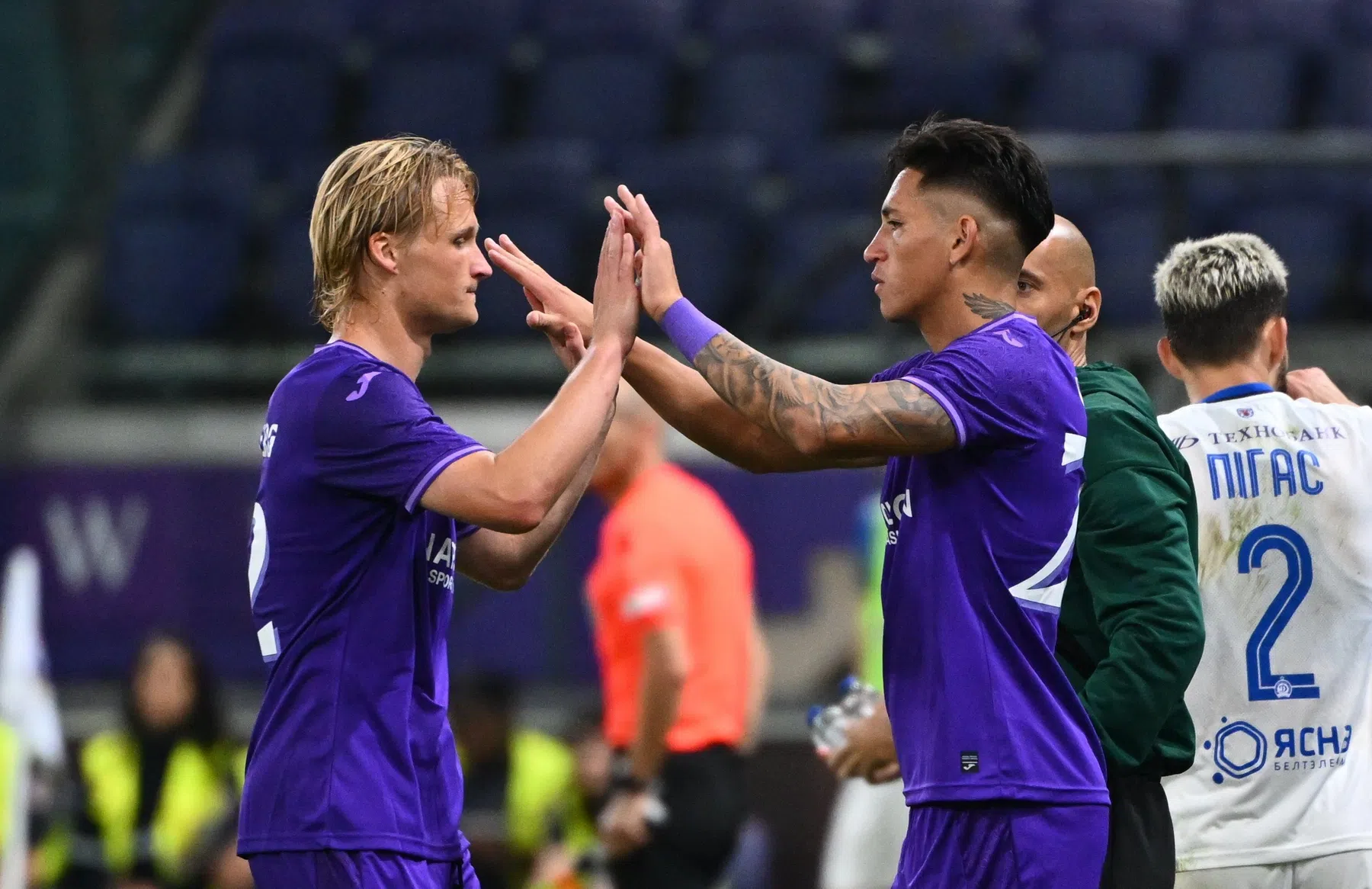 Kasper Dolberg, Killian Sardella en Mario Stroeykens niet fit bij RSC Anderlecht