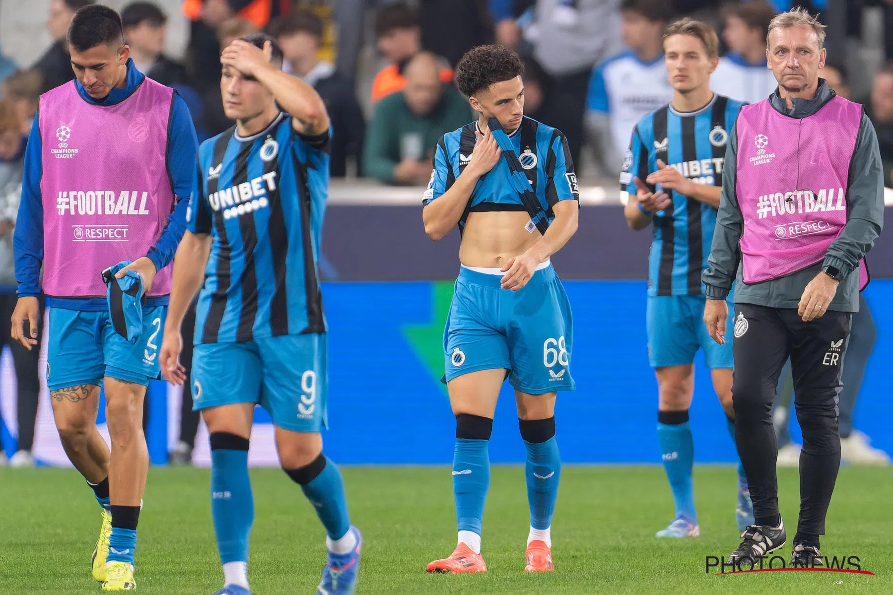 Tom Boudeweel na Club Brugge tegen Borussia Dortmund in Champions League