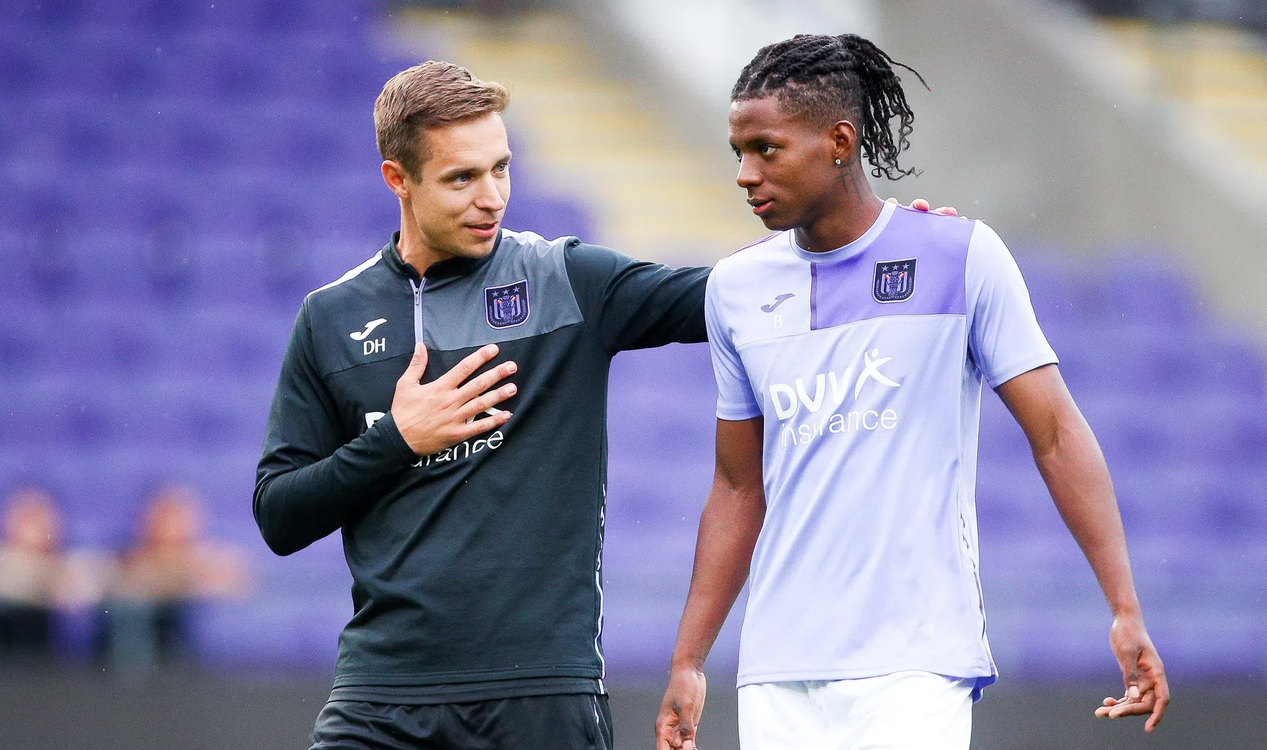 David Hubert mist twee basispionnen bij debuut RSC Anderlecht