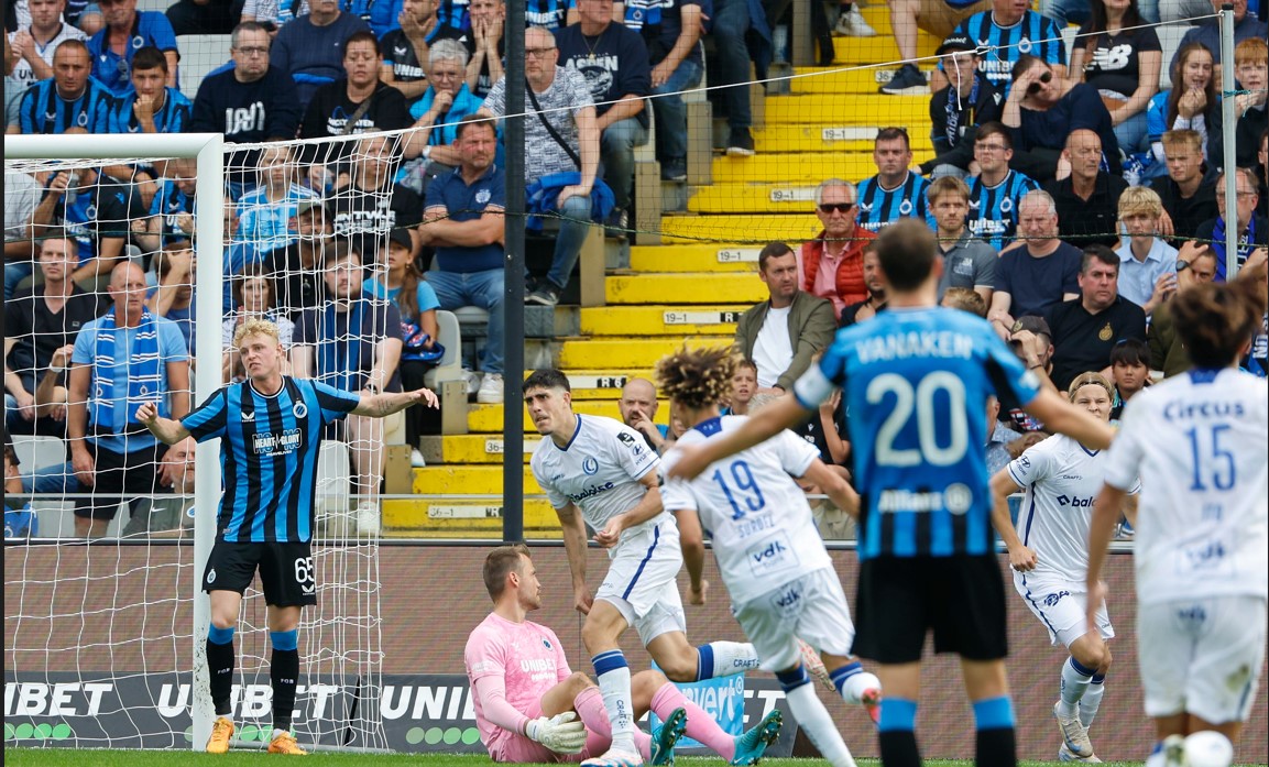 Westrijdverslag Club Brugge 2-4 KAA Gent