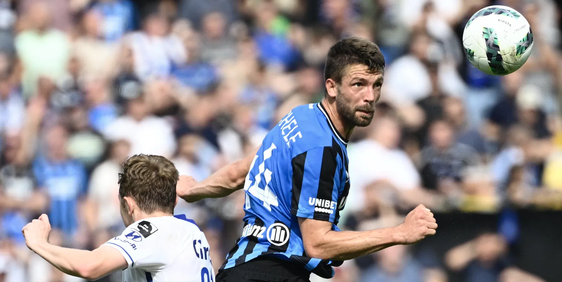 Mechele tijdens de rust van Club Brugge tegen Gent: “Eigenlijk schandalig”