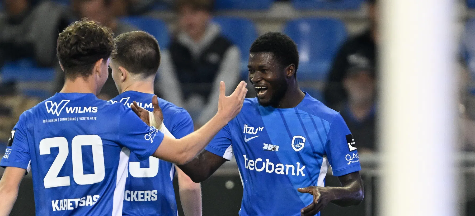 Bonsu Baah kan lof niet op voor Fink bij KRC Genk