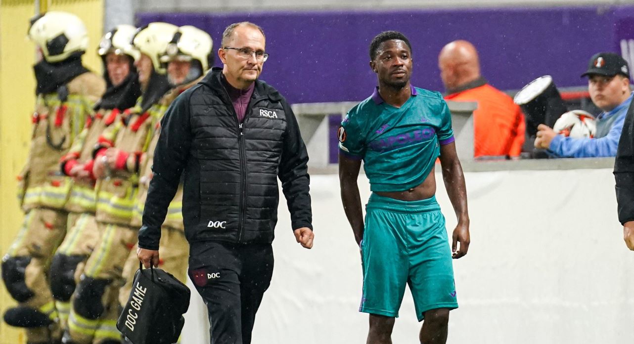 Amuzu van Anderlecht valt geblesseerd uit tegen Ferencvárosi TC