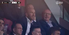 Mooi beeld: Kroes zingt op tribune zichtbaar genietend mee met Ajax-supporters